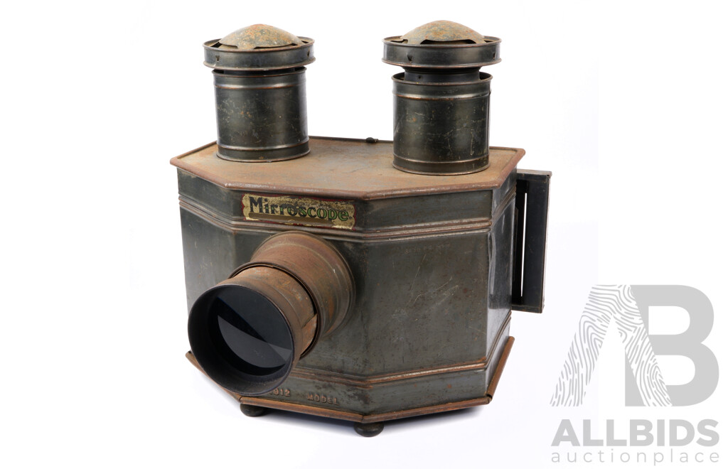 Antique Mirroscope Magic Lantern Opaque Projector