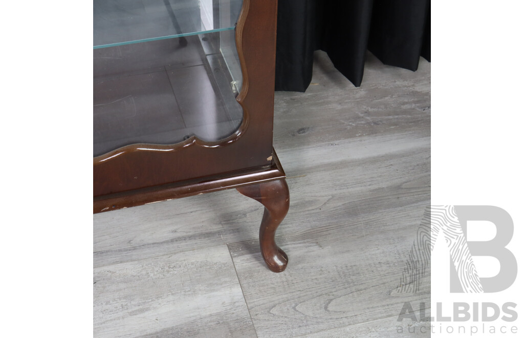 Queen Anne Style Display Case