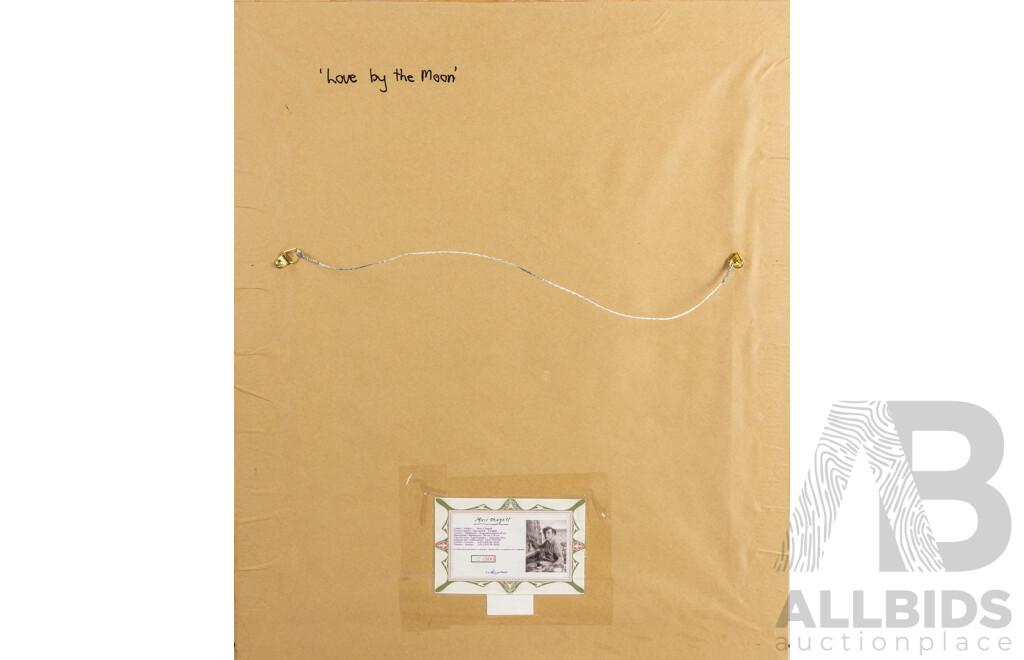 Marc Chagall, (20th Century, Belarusian-French, 1887-1985), Love by the Moon, Editioned & Signed Offset Lithograph, 66 x 56 cm (frame)