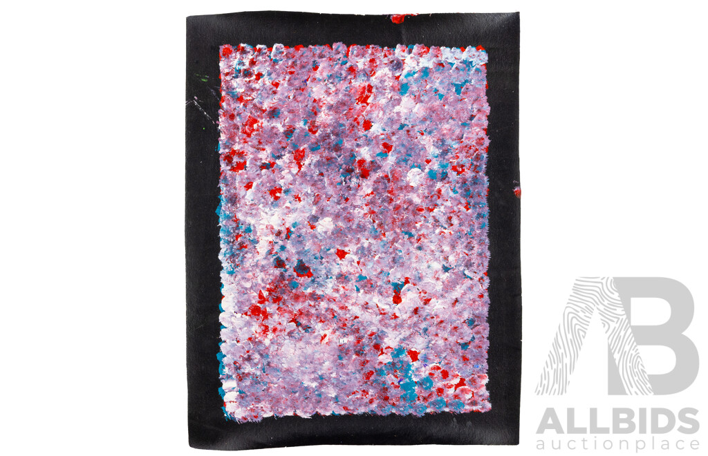Katie Peytarre (20th Century, Indigenous-Australian, 1980-), Bush Plum (2025), Original Acrylic on Canvas, 44H x 32W cm (image)