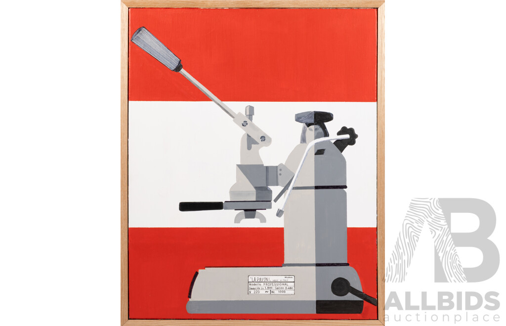 John Kelly, (20th Century, Australian), Modello 1, Acrylic on Canvas, Framed by Artist, 53.5 X 43.5 cm (frame)