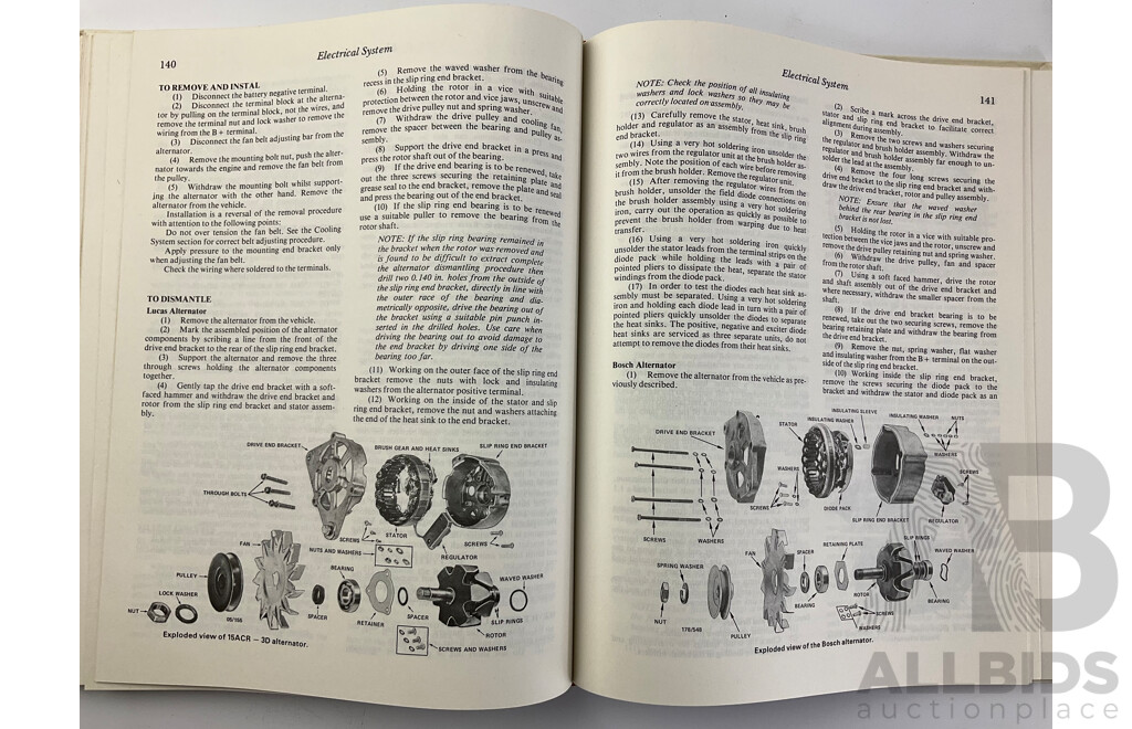 SP Murray Books Holden HX-HZ Workshop Manual and Gregory's Car Body Repairs