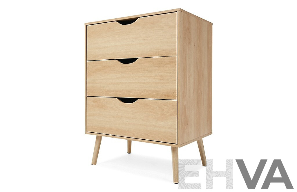 Anko Oak Look Chest of Drawers