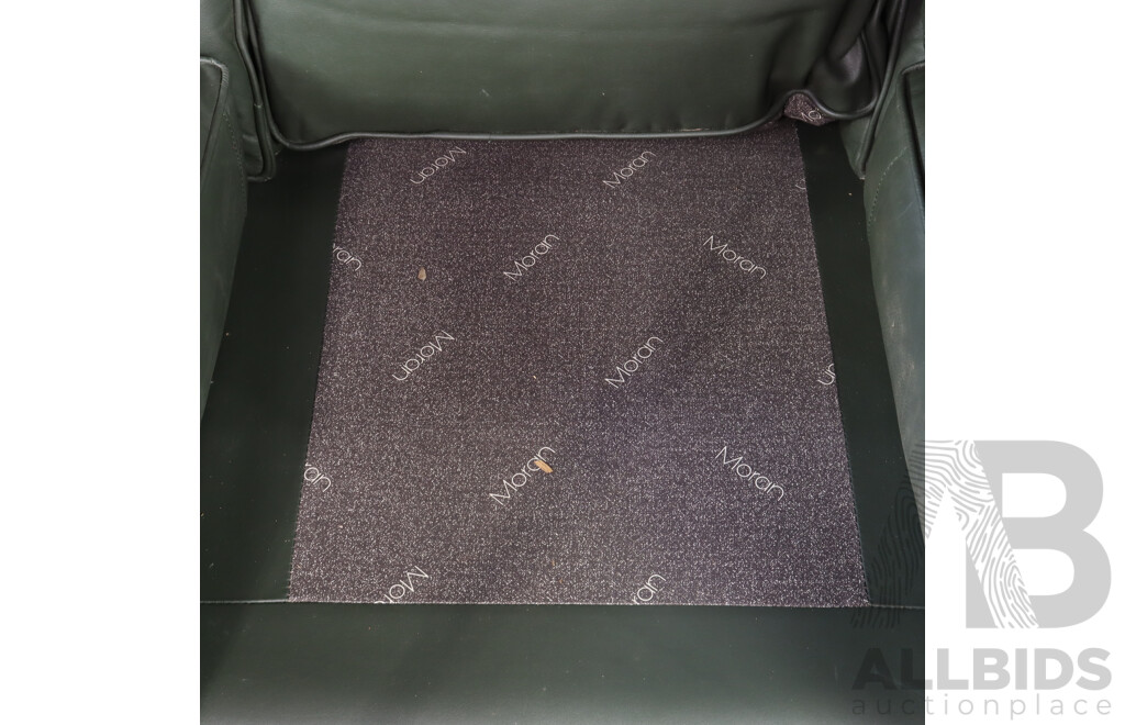 Moran Leather Two Piece Lounge Suite, Two and Three Seater