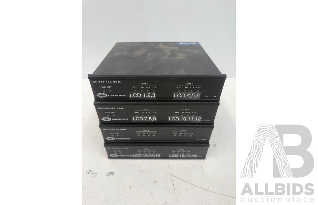 Assorted Audio & Visual Equipment - Crestron + DVIGear + Gefen Tv