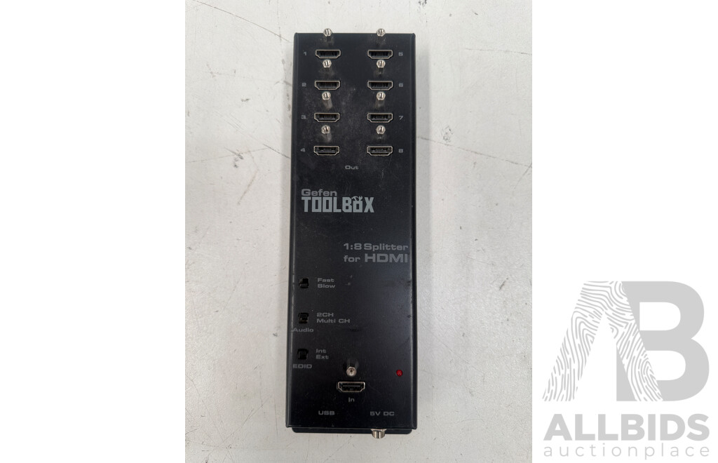 Assorted Audio & Visual Equipment - Crestron + DVIGear + Gefen Tv