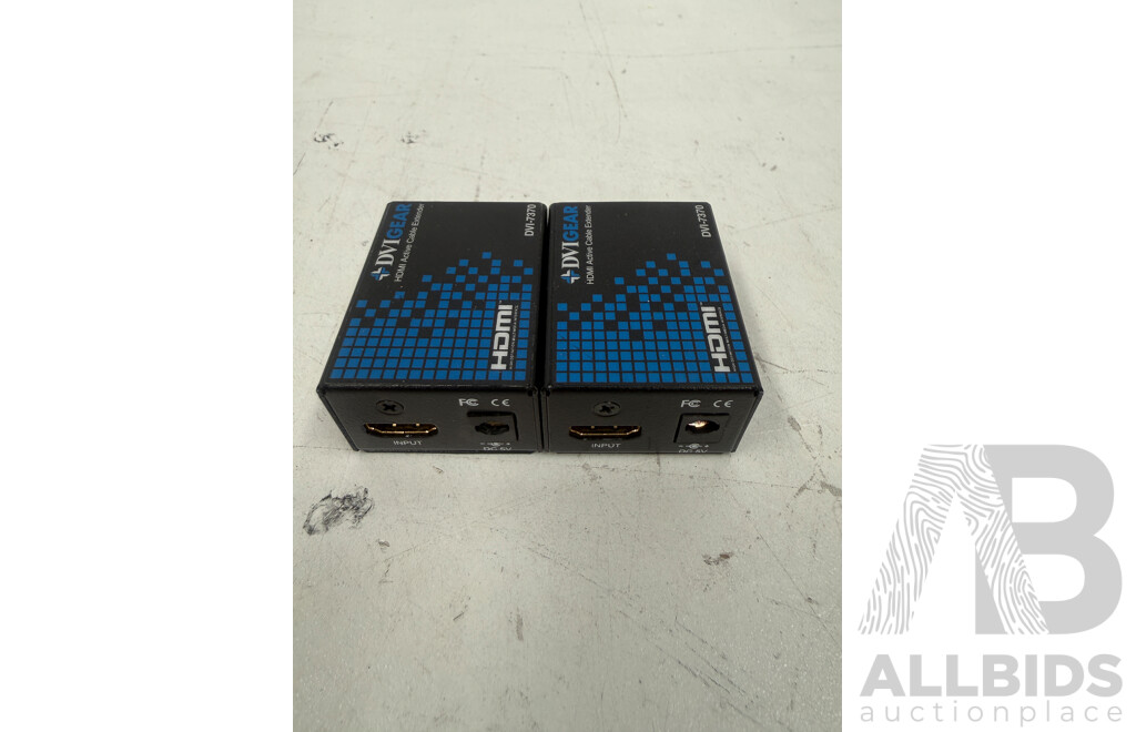 Assorted Audio & Visual Equipment - Crestron + DVIGear + Gefen Tv