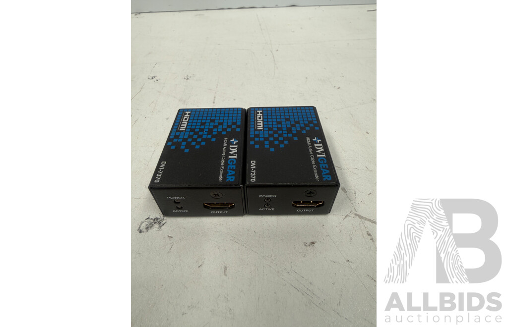 Assorted Audio & Visual Equipment - Crestron + DVIGear + Gefen Tv