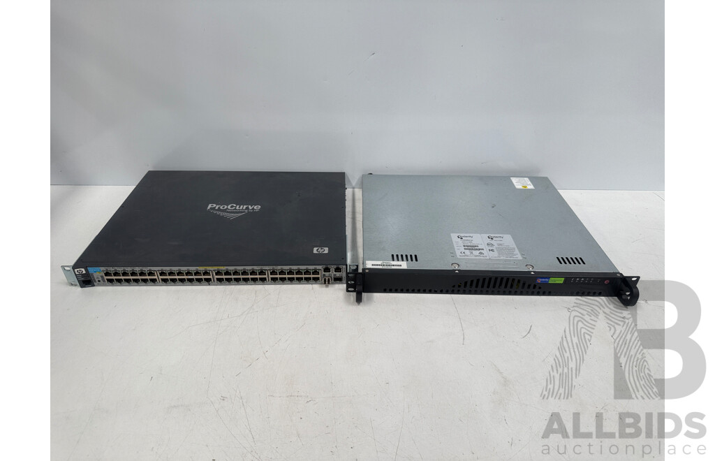 HP ProCurve Switch + Exterity Avedia Server