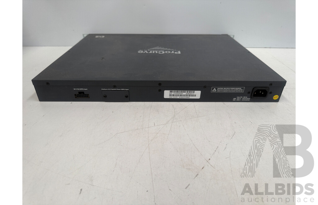 HP ProCurve Switch + Exterity Avedia Server