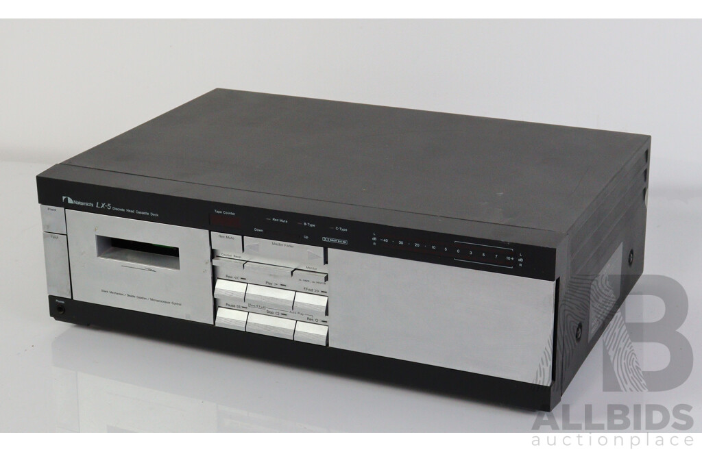 Retro Nakamichi LX 5 DIscrete Head Casette Deck