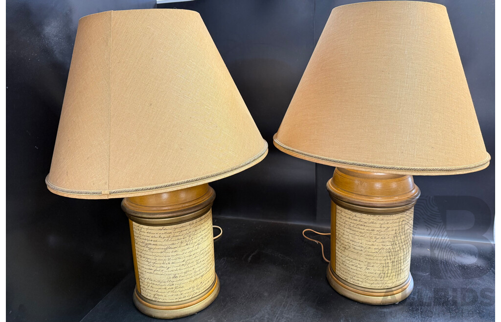 Pair of Italian Style Ceramic Table Lamps