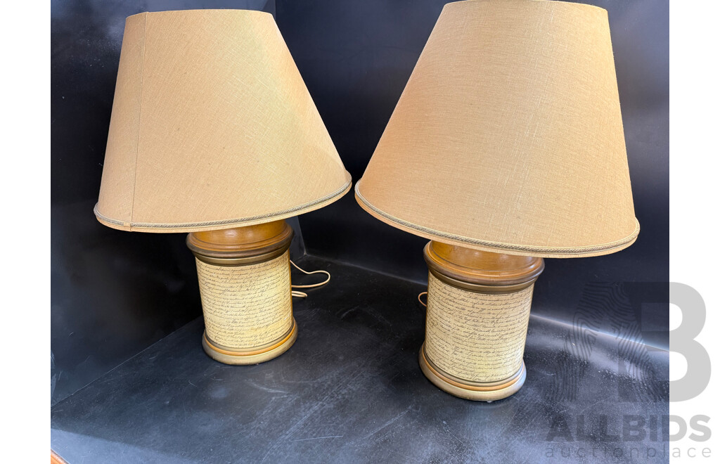 Pair of Italian Style Ceramic Table Lamps