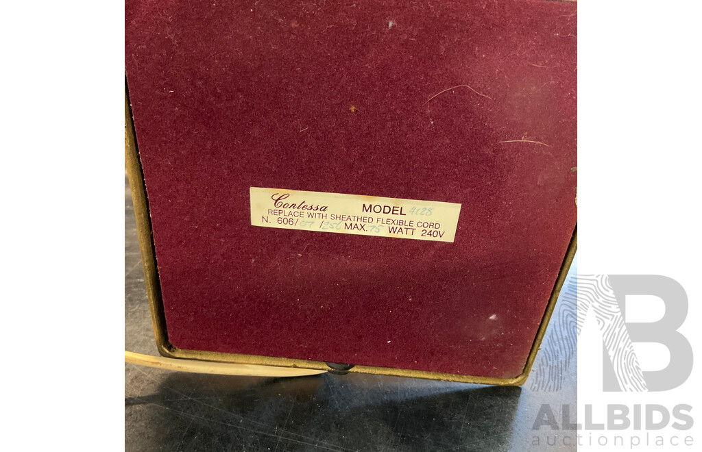 Collection of Three Brass Table Lamps