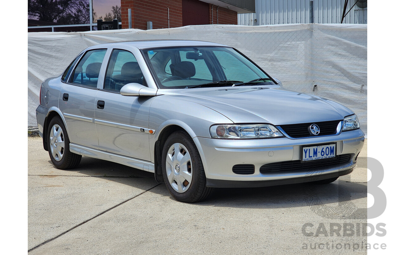 1/2001 Holden Vectra GL JSII 4d Sedan Silver 2.2L