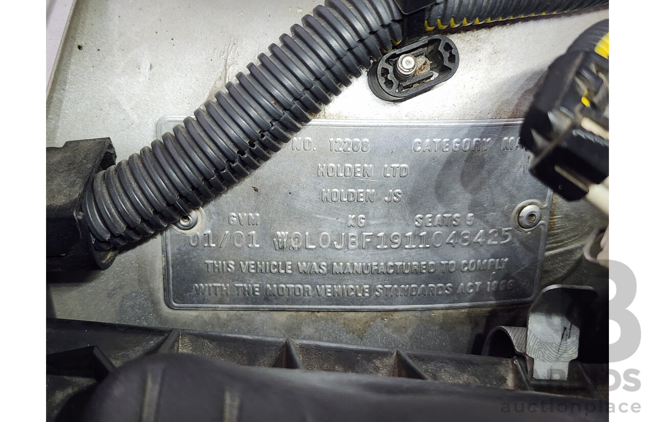 1/2001 Holden Vectra GL JSII 4d Sedan Silver 2.2L