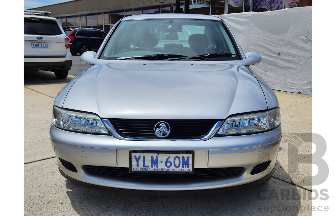 1/2001 Holden Vectra GL JSII 4d Sedan Silver 2.2L