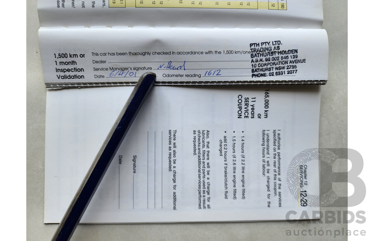 1/2001 Holden Vectra GL JSII 4d Sedan Silver 2.2L