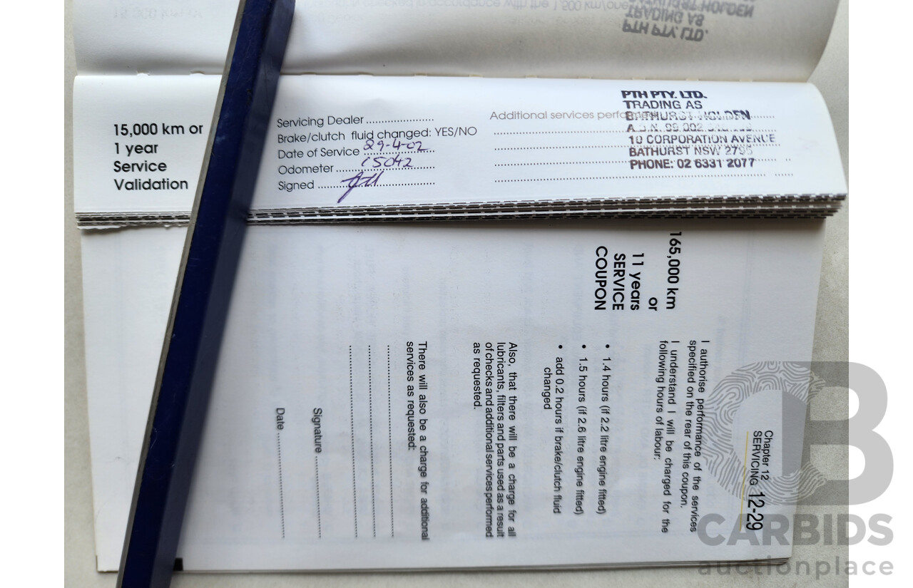 1/2001 Holden Vectra GL JSII 4d Sedan Silver 2.2L