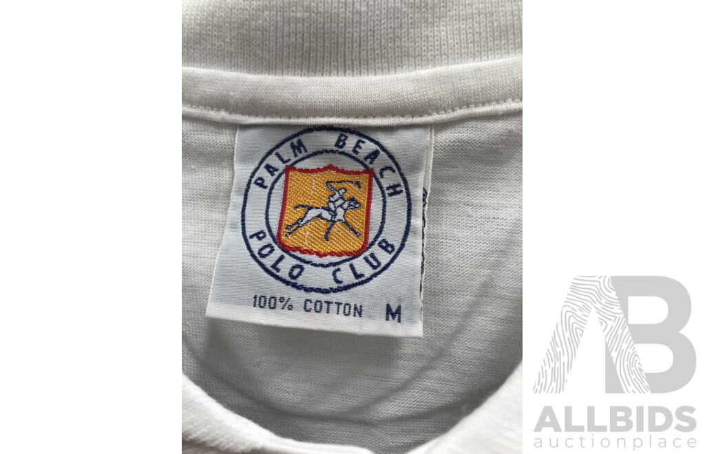 Palm Beach Short Sleeved Polo Shirt (Size: Medium) - Lot of 100
