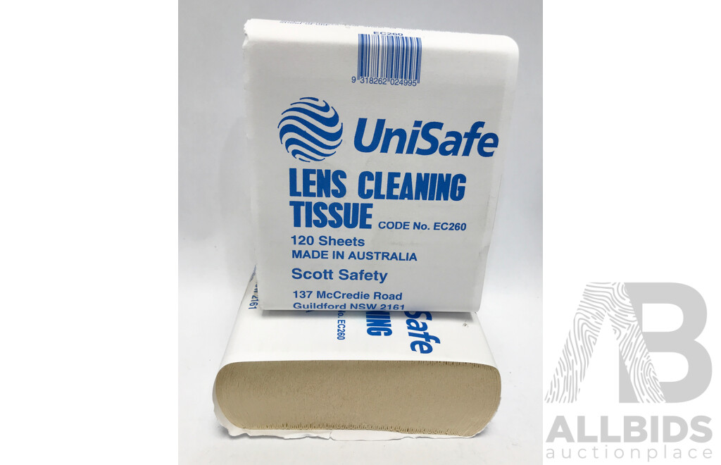 Pallet Lot of UniSafe Lens Cleaning Tissue (Boxes of 40pcs)
