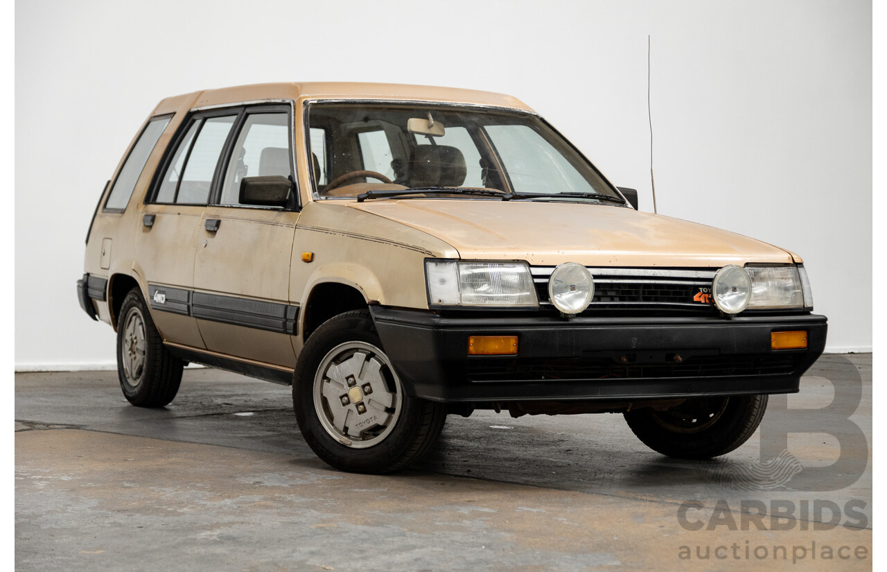 2/1984 Toyota Tercel SR5 (4x4) 4d Wagon beige 1.5L