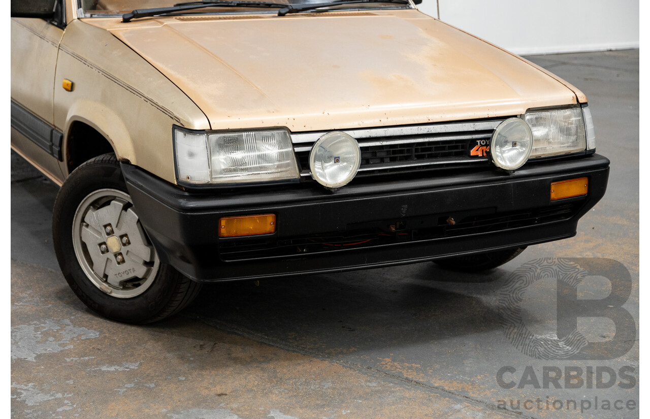 2/1984 Toyota Tercel SR5 (4x4) 4d Wagon beige 1.5L