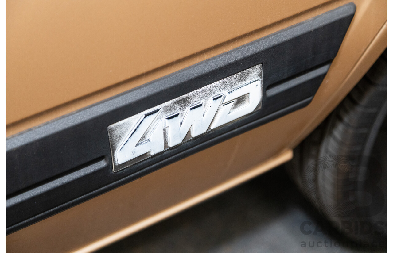 2/1984 Toyota Tercel SR5 (4x4) 4d Wagon beige 1.5L