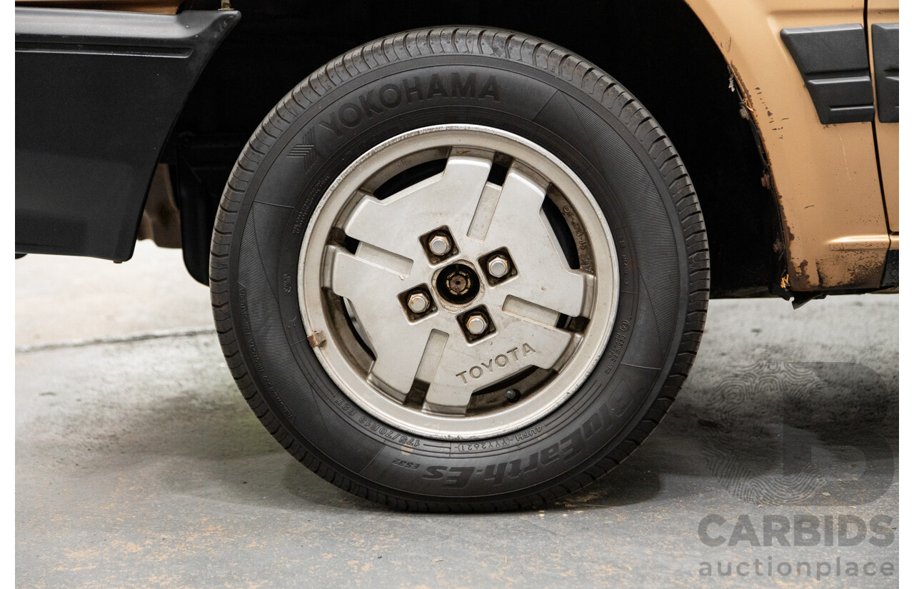 2/1984 Toyota Tercel SR5 (4x4) 4d Wagon beige 1.5L