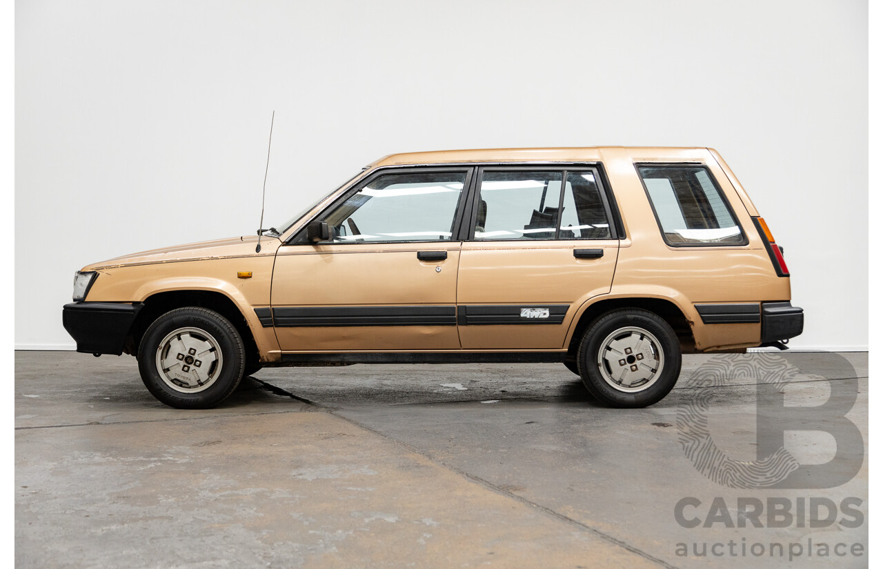 2/1984 Toyota Tercel SR5 (4x4)  4d Wagon beige 1.5L