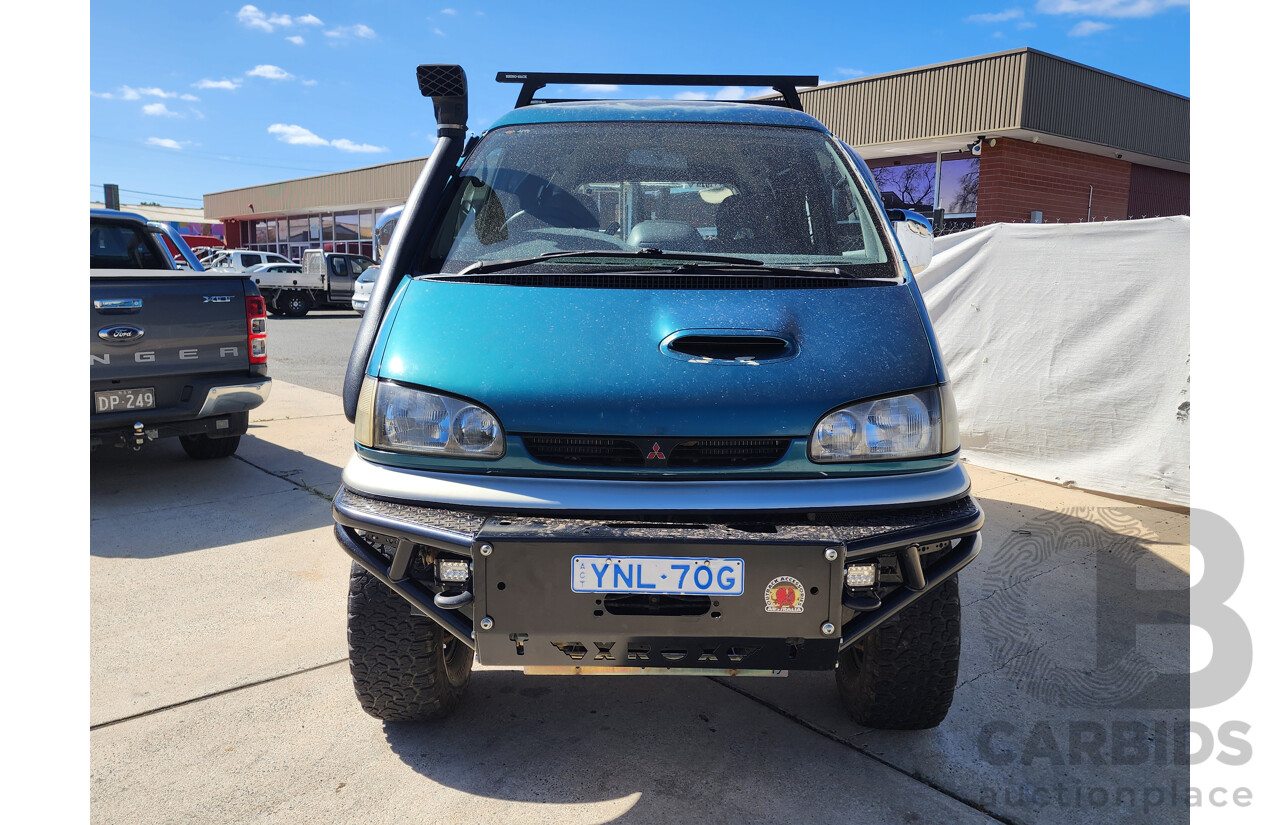 6/1997 Imported Mitsubishi DELICA (SPACEGEAR) 4D Wagon Green 4WD DIESEL TURBO 2.8L 4 SP AUTOMATIC