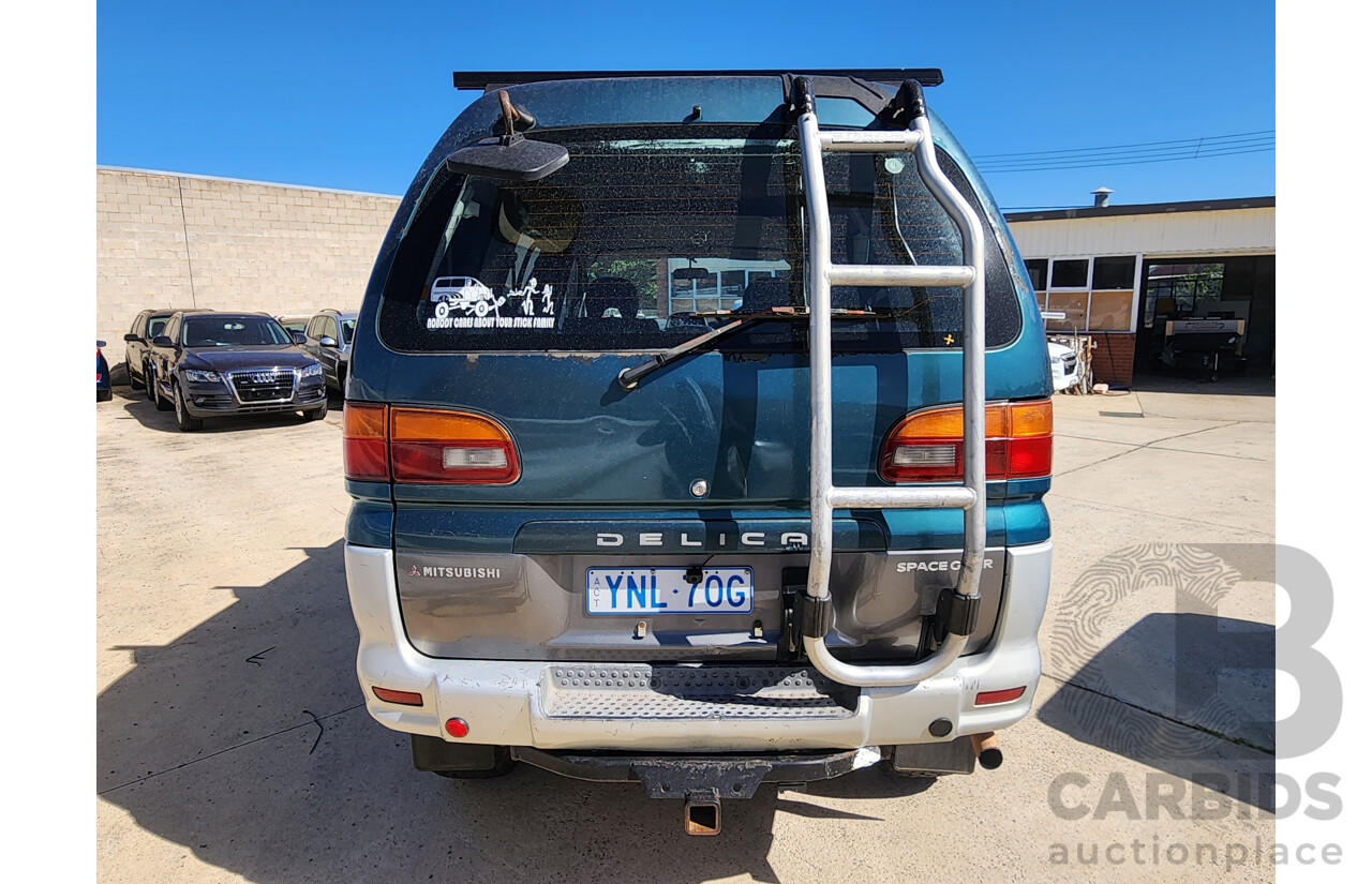 6/1997 Imported Mitsubishi DELICA (SPACEGEAR) 4D Wagon Green 4WD DIESEL TURBO 2.8L 4 SP AUTOMATIC