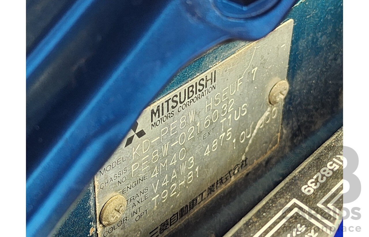 6/1997 Imported Mitsubishi DELICA (SPACEGEAR) 4D Wagon Green 4WD DIESEL TURBO 2.8L 4 SP AUTOMATIC