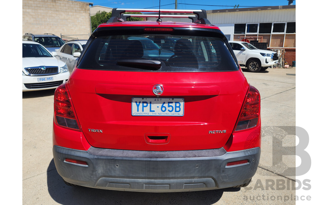 7/2016 Holden Trax LS Active TJ MY15 4d Wagon Red 1.8L