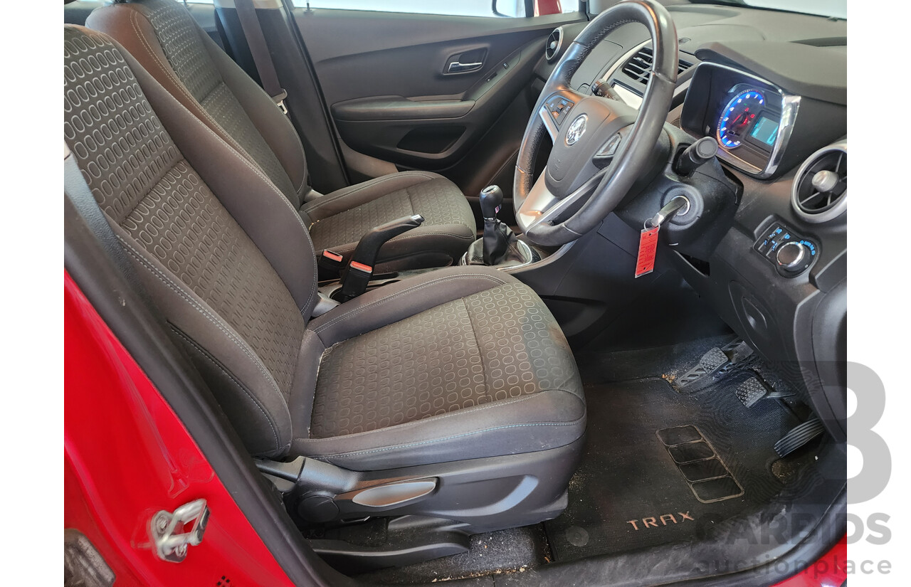 7/2016 Holden Trax LS Active TJ MY15 4d Wagon Red 1.8L