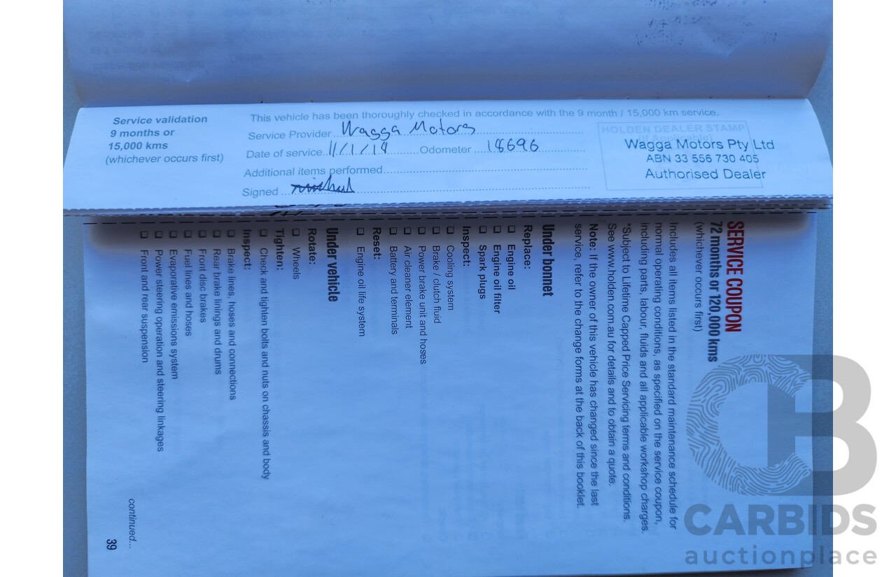 7/2016 Holden Trax LS Active TJ MY15 4d Wagon Red 1.8L