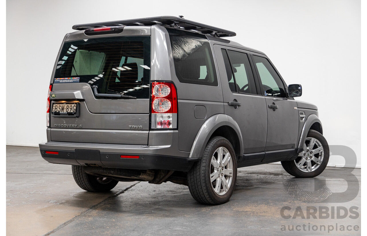 9/2010 Land Rover Discovery 4 (4x4) TDV6 MY10 4d Wagon Grey Turbo Diesel 2.7L