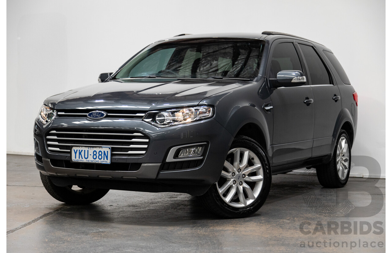 10/2014 Ford Territory TS (rwd) SZ MK2 4d Wagon Grey 4.0L