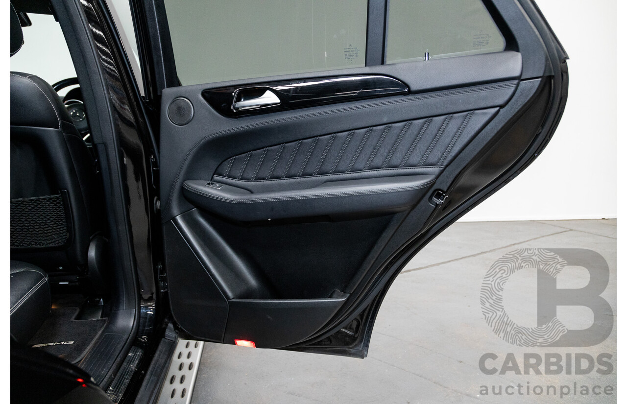 09/2016 Mercedes Benz GLE43 AMG 4Matic (AWD) 166 MY17 4D Wagon Obsidian Black Metallic Twin Turbo V6 3.0L