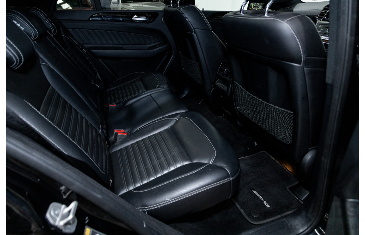 09/2016 Mercedes Benz GLE43 AMG 4Matic (AWD) 166 MY17 4D Wagon Obsidian Black Metallic Twin Turbo V6 3.0L