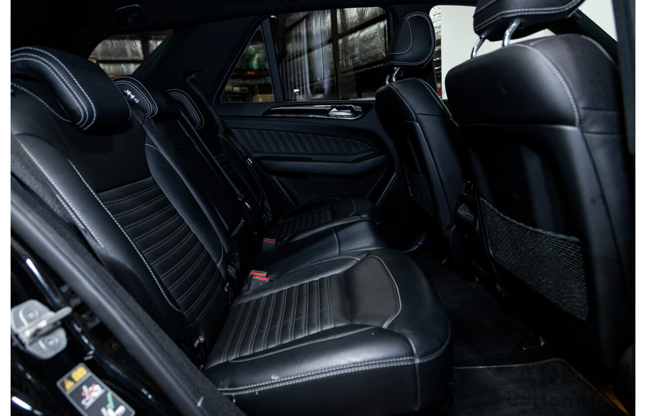 09/2016 Mercedes Benz GLE43 AMG 4Matic (AWD) 166 MY17 4D Wagon Obsidian Black Metallic Twin Turbo V6 3.0L