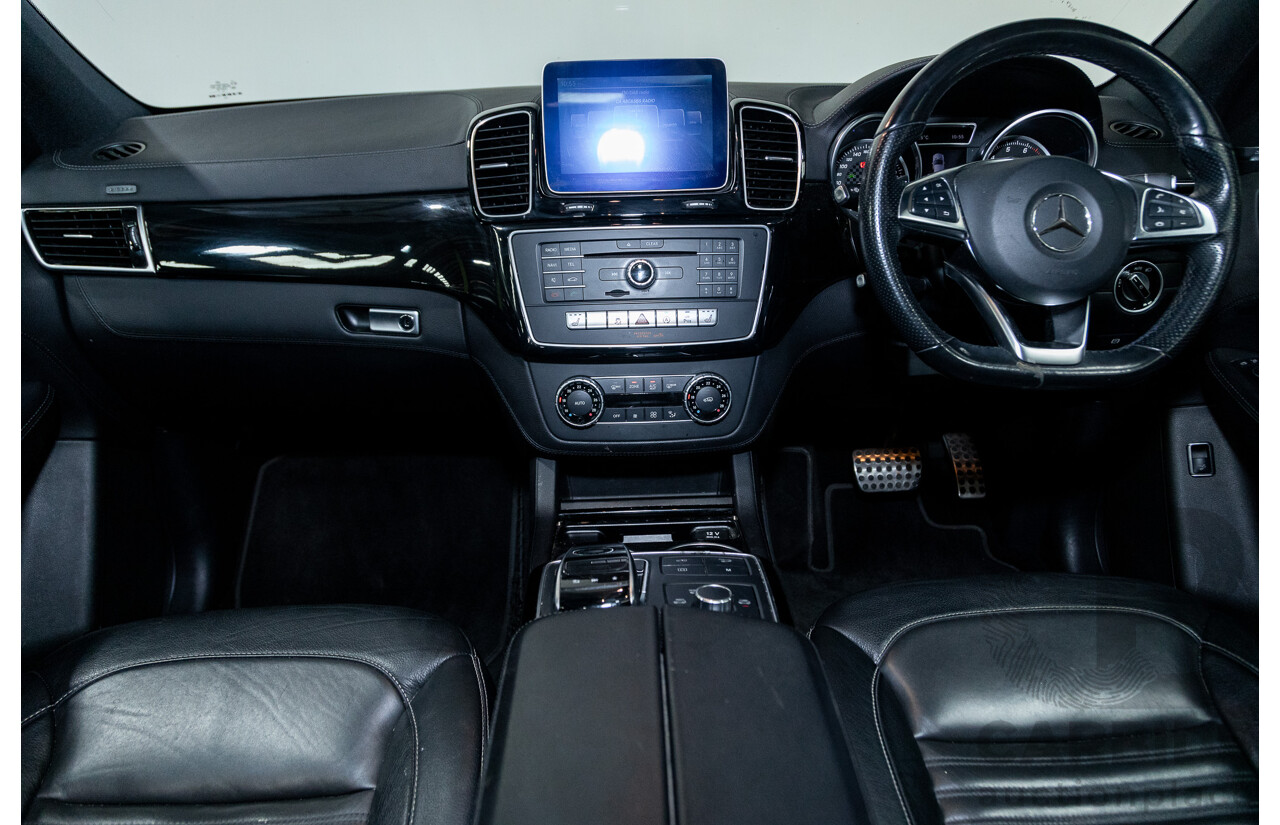 09/2016 Mercedes Benz GLE43 AMG 4Matic (AWD) 166 MY17 4D Wagon Obsidian Black Metallic Twin Turbo V6 3.0L