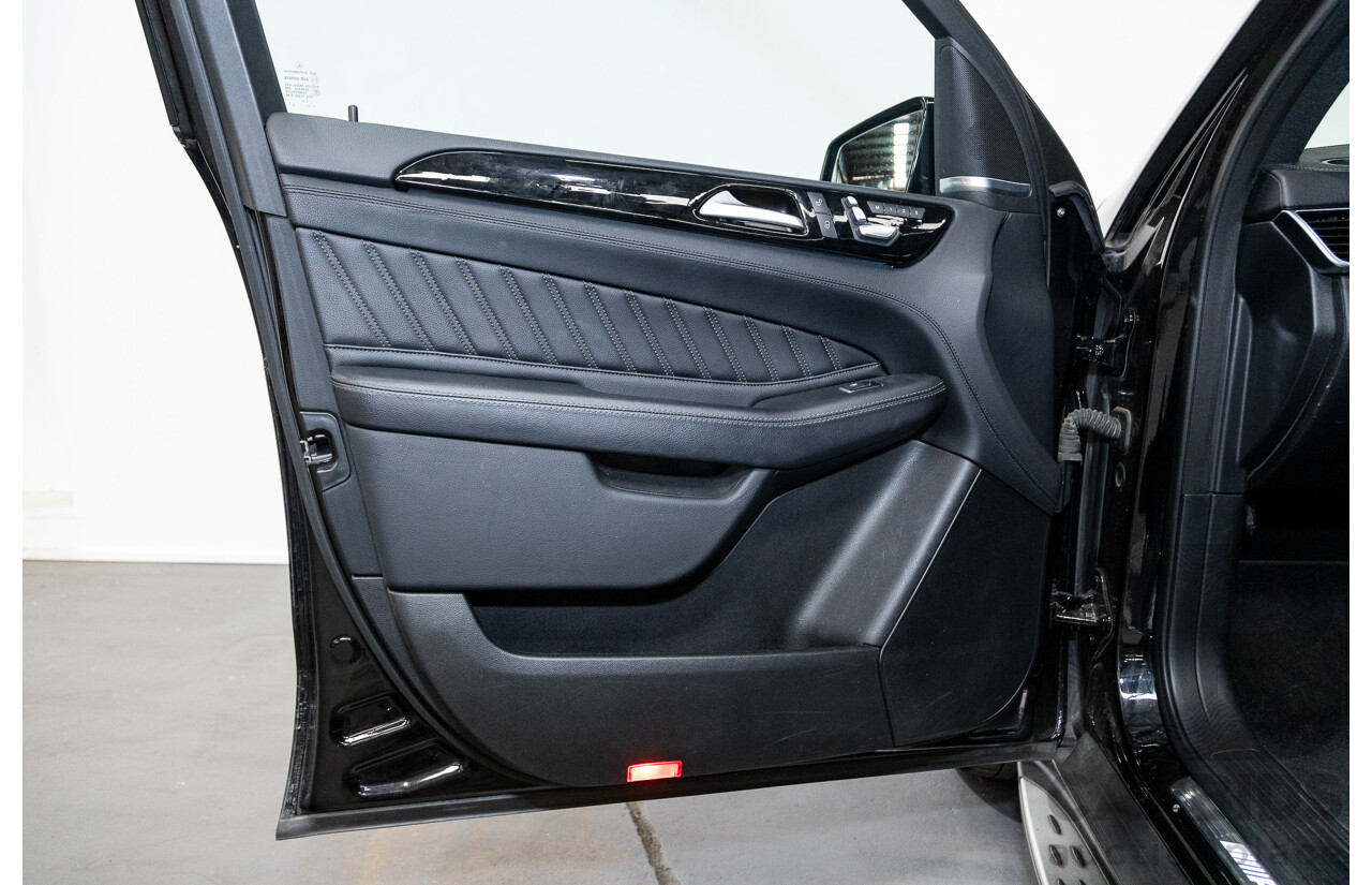 09/2016 Mercedes Benz GLE43 AMG 4Matic (AWD) 166 MY17 4D Wagon Obsidian Black Metallic Twin Turbo V6 3.0L