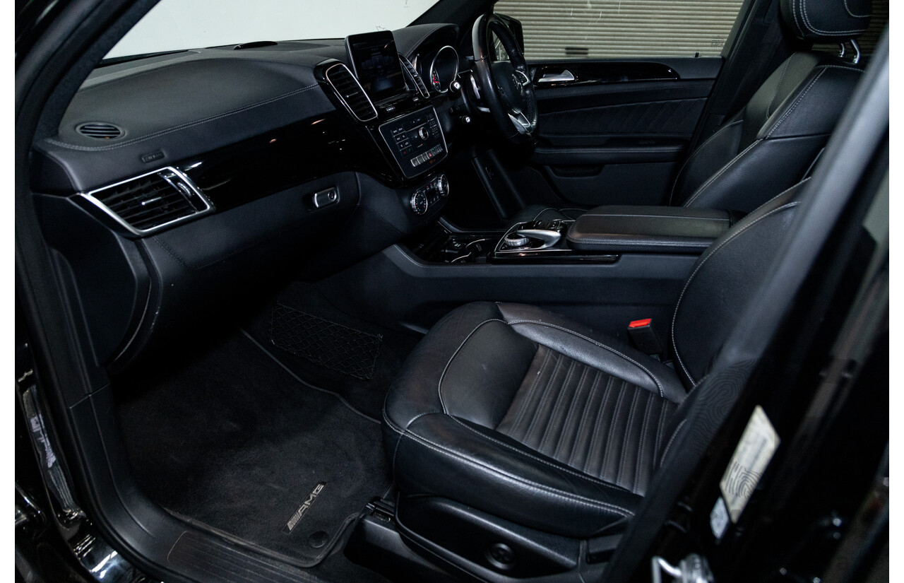 09/2016 Mercedes Benz GLE43 AMG 4Matic (AWD) 166 MY17 4D Wagon Obsidian Black Metallic Twin Turbo V6 3.0L