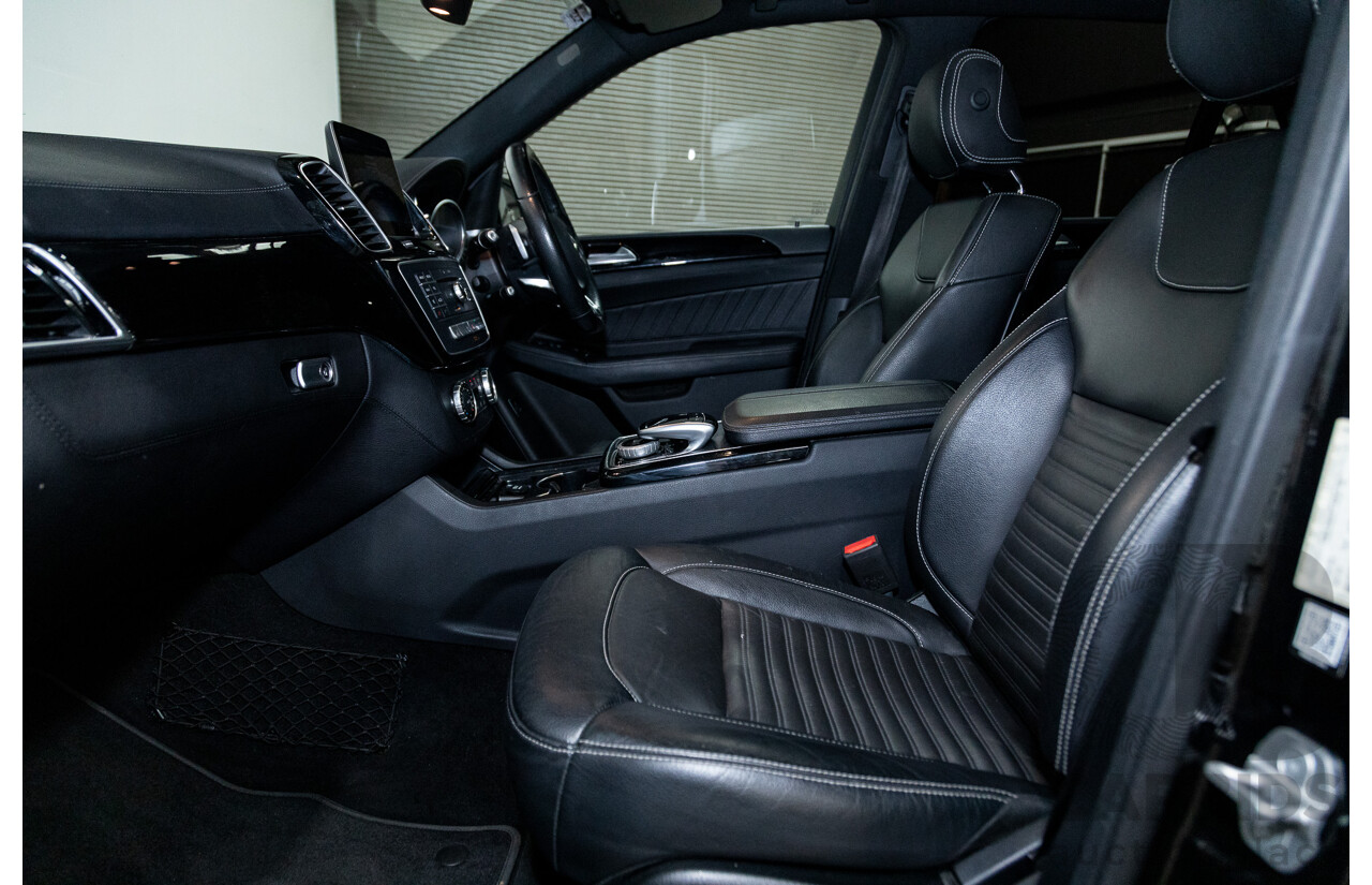 09/2016 Mercedes Benz GLE43 AMG 4Matic (AWD) 166 MY17 4D Wagon Obsidian Black Metallic Twin Turbo V6 3.0L