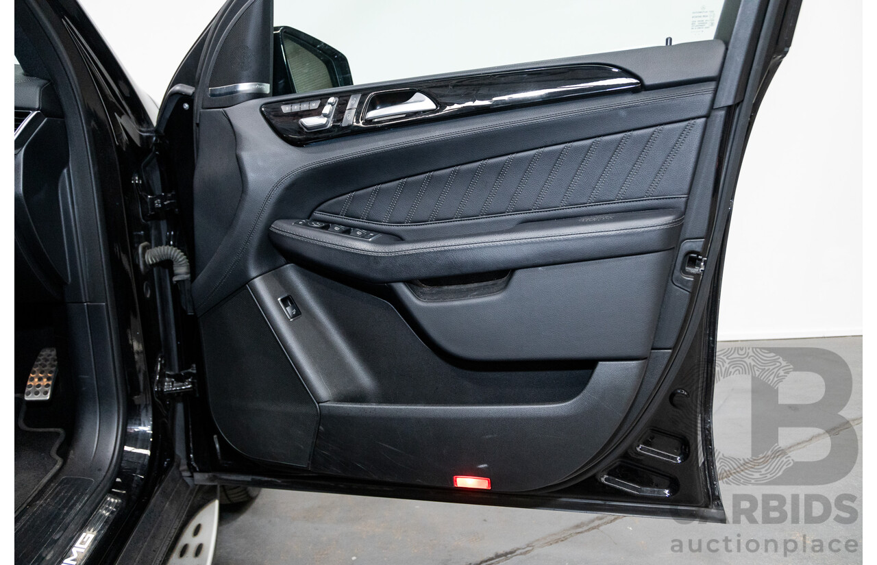 09/2016 Mercedes Benz GLE43 AMG 4Matic (AWD) 166 MY17 4D Wagon Obsidian Black Metallic Twin Turbo V6 3.0L