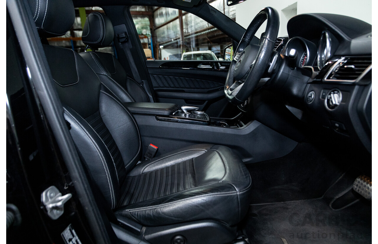 09/2016 Mercedes Benz GLE43 AMG 4Matic (AWD) 166 MY17 4D Wagon Obsidian Black Metallic Twin Turbo V6 3.0L