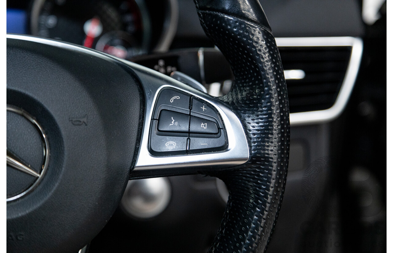 09/2016 Mercedes Benz GLE43 AMG 4Matic (AWD) 166 MY17 4D Wagon Obsidian Black Metallic Twin Turbo V6 3.0L