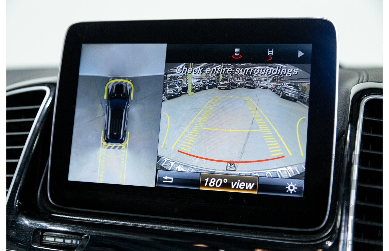 09/2016 Mercedes Benz GLE43 AMG 4Matic (AWD) 166 MY17 4D Wagon Obsidian Black Metallic Twin Turbo V6 3.0L