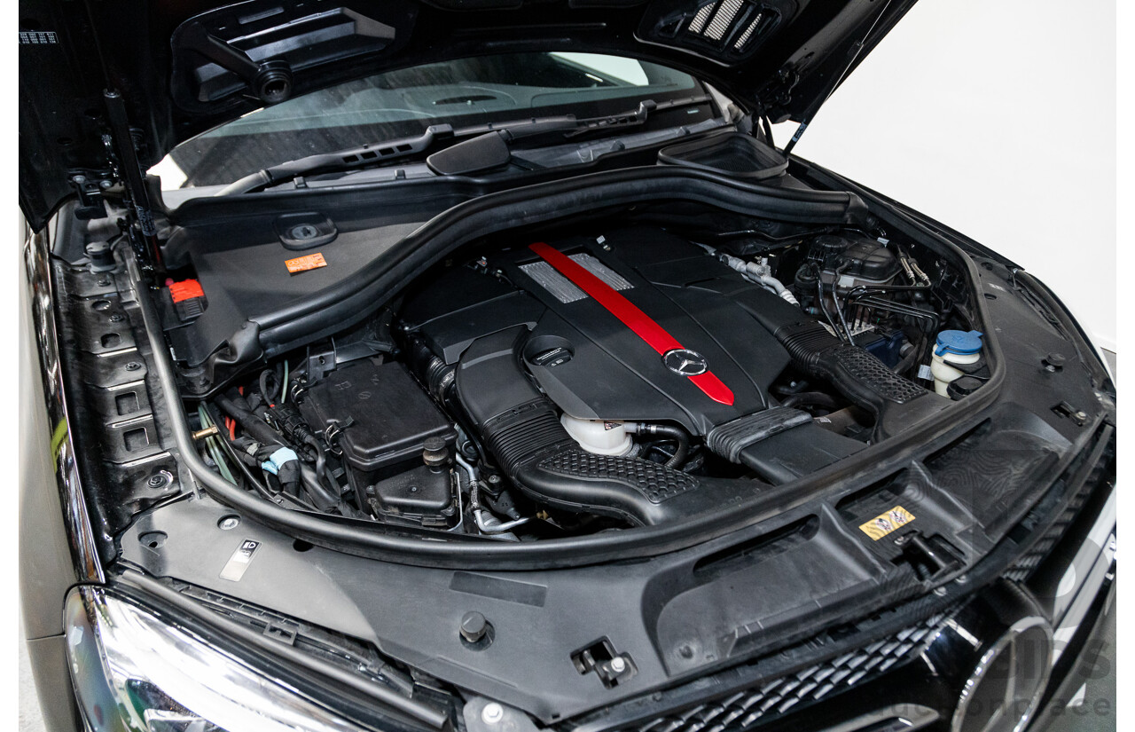 09/2016 Mercedes Benz GLE43 AMG 4Matic (AWD) 166 MY17 4D Wagon Obsidian Black Metallic Twin Turbo V6 3.0L